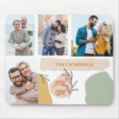 Sie können Positive Affirmation 4 Foto-Collage Mousepad (Vorne)