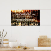 Sie können Poster (Küche)