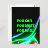 Sie können Postkarte (Vorne/Hinten)