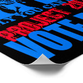 Sie können Projekt 2025 anhalten Anti-Trump-Abstim Poster (Ecke)