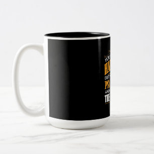 Sie können Psychologe sein Zweifarbige Tasse