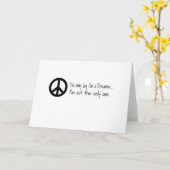 Sie können sagen, dass ich ein Träumer bin Karte (Gelbe Blume)