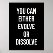 Sie können sich entwickeln oder auflösen, Gymnasti Poster (Vorne)