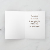 *SIE KÖNNEN SICH NICHT BEWEGEN, ICH WERDE "FEHLEN KARTE (Innenseite)