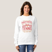 Sie können Tennis spielen Sweatshirt (Vorne ganz)