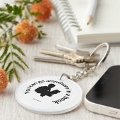 Sie können überall in einem Buch gehen Schlüsselanhänger (Vorderseite rechts)