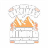 Sie können wandern und Glück kaufen Aufkleber (Vorderseite)