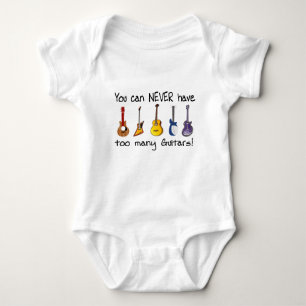 Sie können zu viele Gitarrengeschenke NIE haben Baby Strampler