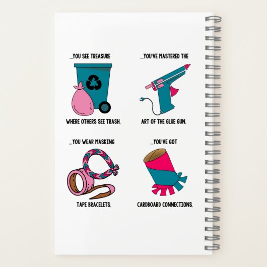 Sie könnten ein Lehrer-Notebook sein Notizblock (Rückseite)