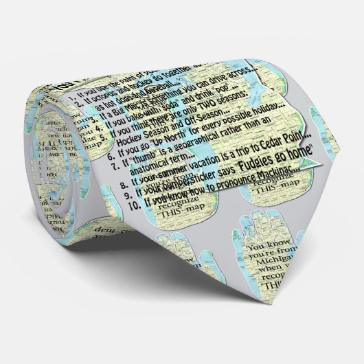 Sie könnten ein Michigander sein, wenn Krawatte (Gerollt)