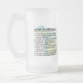 Sie könnten ein Michigander sein, wenn Mattglas Bierglas (Links)