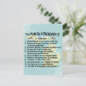 Sie könnten ein Michigander sein, wenn Postkarte (Stehend Vorderseite)