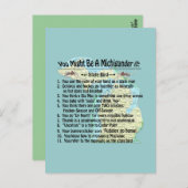 Sie könnten ein Michigander sein, wenn Postkarte (Vorne/Hinten)