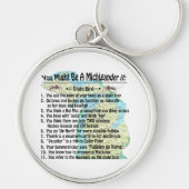 Sie könnten ein Michigander sein, wenn Schlüsselanhänger (Vorne)