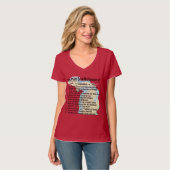 Sie könnten ein Michigander sein, wenn T-Shirt (Vorderseite Vollansicht)