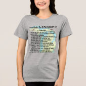 Sie könnten ein Michigander sein, wenn Tri-Blend Shirt (Vorderseite)