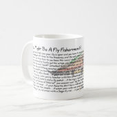 Sie konnten eine Fliegen-Fischer-Tasse sein Kaffeetasse (Vorderseite Links)