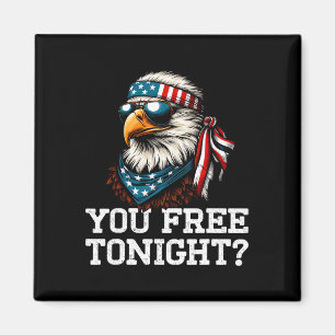 Sie kostenlos Heute Abend Adler Funny Patriotic Am Magnet