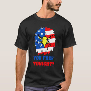 Sie kostenlos heute Abend Eagle USA Flag Patriotic T-Shirt
