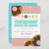 "Sie KRAPFEN wollen zu Krapfen-Einladung Einladung (Vorne/Hinten)