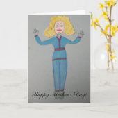 Sie kreischendes Gehörnttier einer Spitzmaus! Karte (Gelbe Blume)