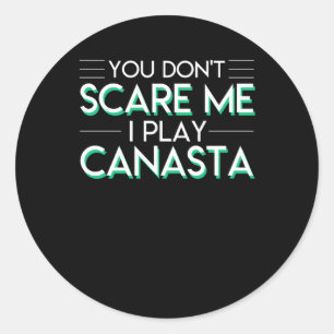 Sie kümmern sich nicht darum, dass ich das Canasta Runder Aufkleber