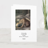 Sie küsste die Bärennase Karte (Rückseite)