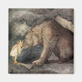 Sie küsste die Bärennase Magnet (Vorne)