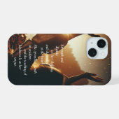Sie lächelt im Fall des Future Phone iPhone 15 Hülle (Rückseite (Horizontal))