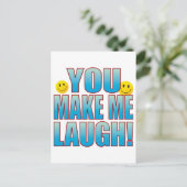 Sie lachen Life B Postkarte (Stehend Vorderseite)