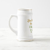 Sie lachen, weil ich unterschiedlicher Spaß bin Bierglas (Links)