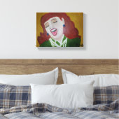 Sie lachte leinwanddruck (Insitu (Schlafzimmer))