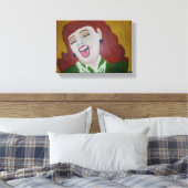 Sie lachte leinwanddruck (Insitu (Schlafzimmer))