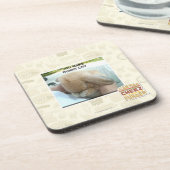 Sie lassen Häschen schreien Getränkeuntersetzer (Linke Seite)