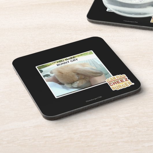 Sie lassen Häschen schreien Untersetzer (Linke Seite)