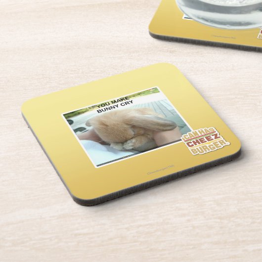 Sie lassen Häschen schreien Untersetzer (Linke Seite)