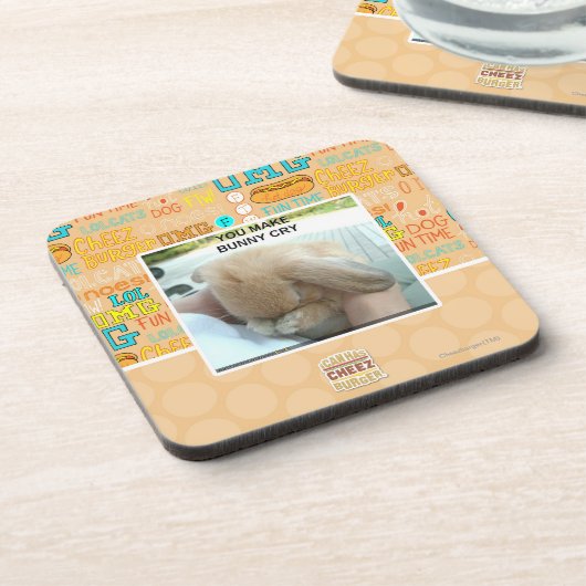 Sie lassen Häschen schreien Untersetzer (Linke Seite)