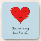 Sie lassen mein Herz lächeln Untersetzer (Vorderseite)