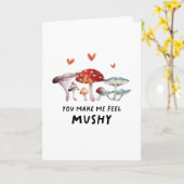 Sie lassen mich ein leichtes Pilz fühlen Karte (Gelbe Blume)