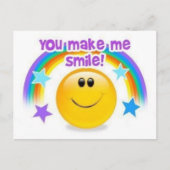 Sie lassen mich lächeln postkarte (Vorderseite)