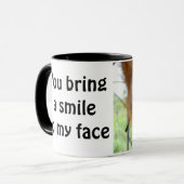 Sie lassen mich lächeln tasse (Vorderseite Links)