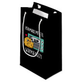 Sie lassen mich wärmen und schwindelig Oven Pun Da Kleine Geschenktüte (Vorderseite Schrägansicht)