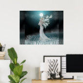 Sie läuft auf Wasser 2 - Fantasy Print Poster (Heimbüro)