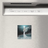 Sie läuft auf Wasser - Fantasie/Fee Magnet (In Situ (Geschirrspüler))