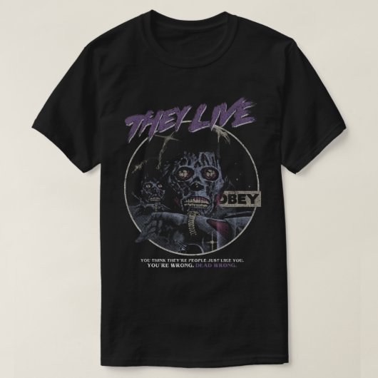 Sie leben DISTRESSED1 T-Shirt (Design vorne)