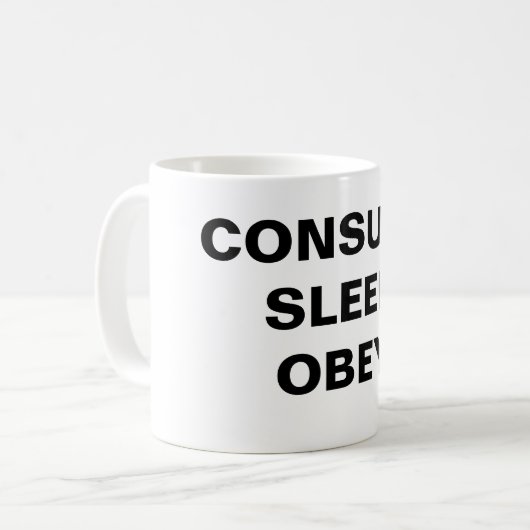 Sie leben Tasse (Vorderseite Links)