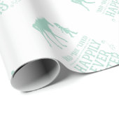 Sie lebte glücklich seitdem Reiterpferd Geschenkpapier (Rolleneckpunkt)