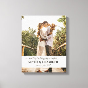 Sie lebten glücklich bis ans Ende ihres Lebens Hoc Leinwanddruck