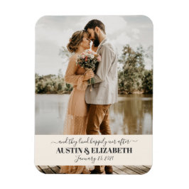 Sie lebten glücklich, immer nach der Hochzeit dank Magnet