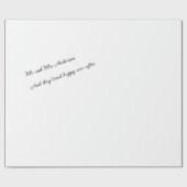 Sie lebten glücklich, je nachdem geschenkpapier (Flach)